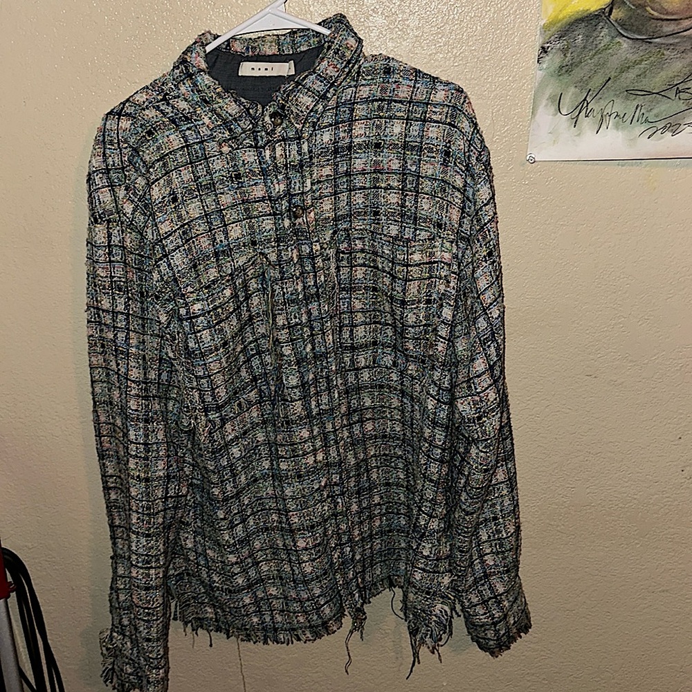 Woven Flannel Shirt